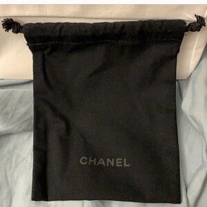 Chanel black dust bag small
